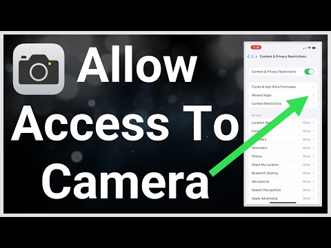 How To Fix Allow Access To Camera Missing