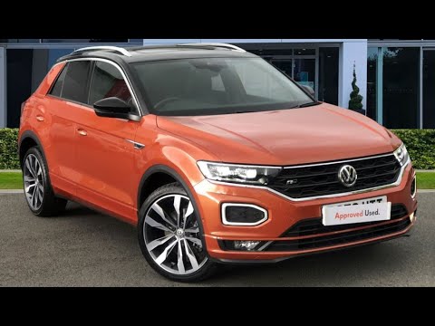 Approved Used Volkswagen T-Roc R-Line 1.5TSI DSG in Energetic Orange Black Roof Pack - DG70HTT