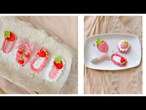Kẹp tóc trái dâu