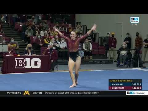 Lexy Ramler (Minnesota) Floor 2022 vs Michigan 9.975