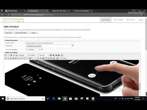 Product Listing for Sellers at HSN
