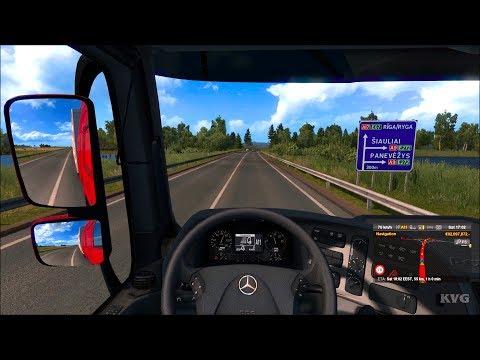 Euro Truck Simulator 2 - Beyond the Baltic Sea - Utena to Siauliai | Gameplay (PC HD) [1080p60FPS]
