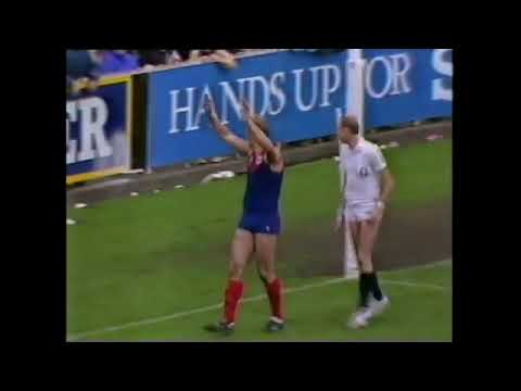 Justin Madden Hilarious Goal Taking Advantage of the Rules   1986