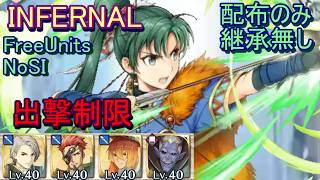 【FEH】絆英雄戦 リン＆ルキナ INFERNAL 配布のみ 継承無し 出撃【ファイアーエムブレムヒーローズ】FireEmblemHeroes LHB Lyn Lucina