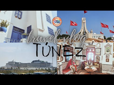 TÚNEZ, la medina y SIDI BOU SAID en una escala de crucero. 🛳️​