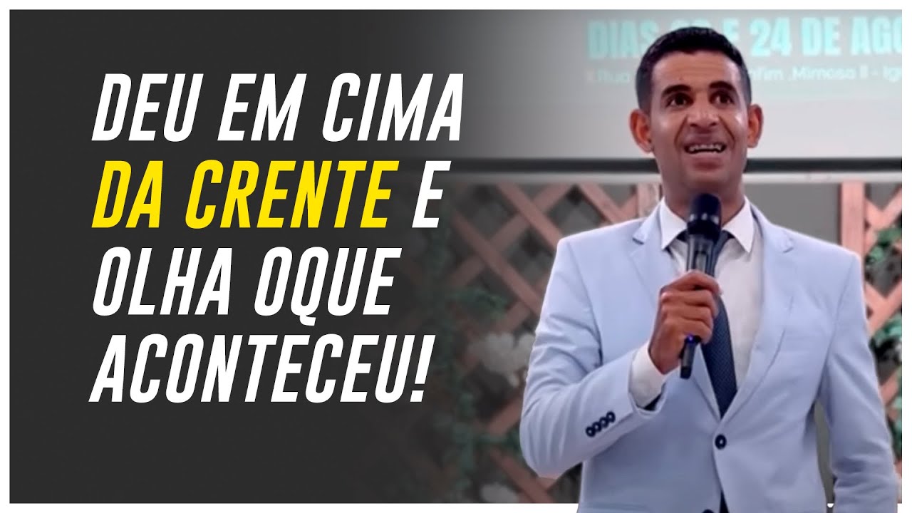 FOI DAR EM CIMA DA CRENTE E OLHA O QUE ACONTECEU