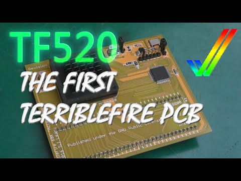 Commodore Amiga TF520 - The First TerribleFire Accelerator (68020 - A500 / A2000)