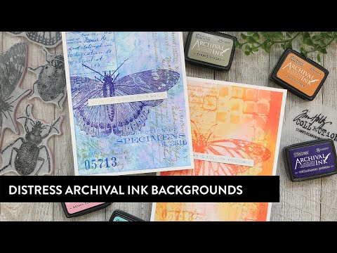 Distress Archival Ink Backgrounds