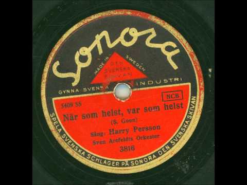 Harry Persson Sven Arefeldts orkester - När som helst, var som helst
