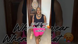 What I wear when it is hot AF outside #styleover50 #whattowear