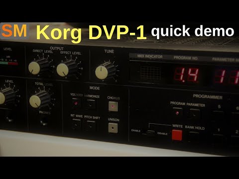 Korg DVP-1 quick demo