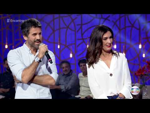 Encontro com Fátima Bernardes 20/12/2018 - Eriberto Leão se diverte com lembranças de amigo