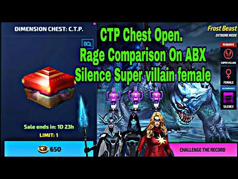 CTP Chest | Supergiant Better Than Moonstone And Proxima in ABX? Rage Used - Marvel Future Fight