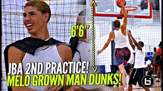 LaMelo Ball Dunking TOO EASY at 2nd JBA Practice!! LEGIT 6'6"! + First Look at Other JBA Teams!!