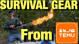 TEMU SURVIVAL GEAR