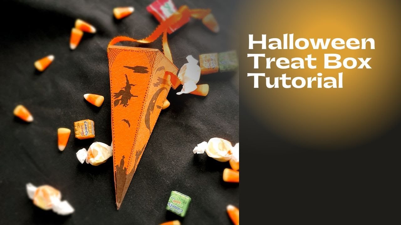 Halloween Treat Box Tutorial With Free Printable Template