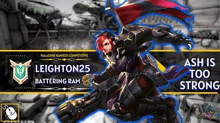 Ash is Too Strong to deal, Powerful Ash Gameplay Leighton25 (Master) Paladins Ranked Competitive