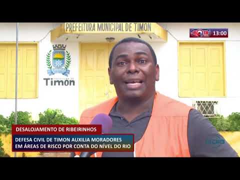 ROTA DO DIA 20 03 20  Defesa Civil de Timon auxilia moradores em aÌreas de risco