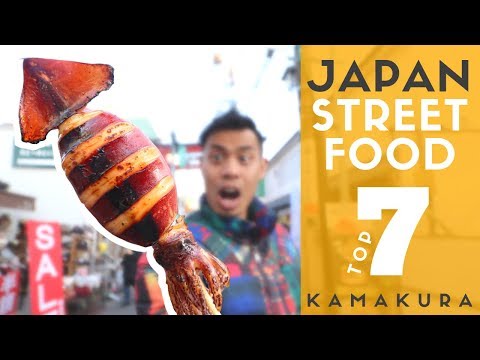 日本ストリートフードツアーTOP7＠鎌倉小町通り (Japan Street Food Tour Top 7 at Kamakura Komachi Dori)