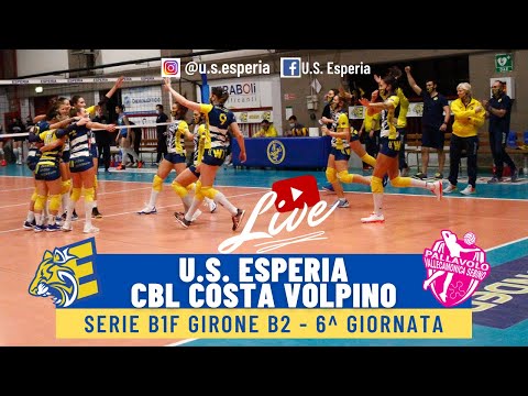 #SerieB1F LIVE - U.S. Esperia vs CBL Costa Volpino