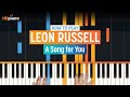 How To Play "A Song for You" by Leon Russell | HDpiano (Part 1) Piano Tutorial