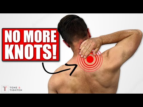 How to get rid of muscle knots in your neck traps shoulders and back