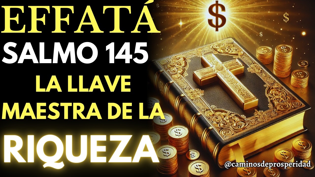 🌟EFFATA DEL SALMO 145 ♦ DESBLOQUEA LA LLAVE MAESTRA PARA LA RIQUEZA DIVINA ABUNDANCIA Y PROSPERIDAD💰