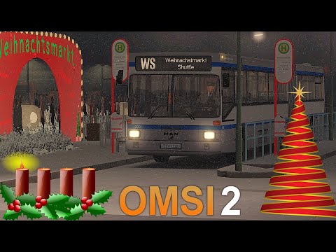 OMSI 2 - Mit dem Losti Weihnachtsexpress zum Weihnachtsmarkt🎅🎄| Krefrath V3 | 1.Adventsspecial 🕯️🎄