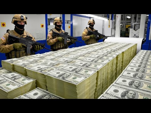 Inside the Dollar-Printing Factory: From Paper to $100 Billion Currency (Full Process)