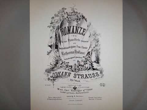 Johann Strauß Sohn - Romanze Nr.1, Op.243
