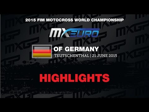 European Championship round of Germany EMX150 Race 1 Highlights - 2015