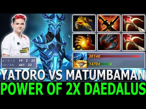 YATORO [Razor] vs Matumbaman [Dawn Breaker] | Power of 2x Daedalus | Double the Crit Damage | Dota 2