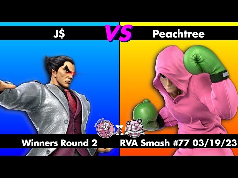 RVA Smash #77: J$ (Kazuya) vs Peachtree (Little Mac) | Winners Round 2 | 40 Entrants | SSBU