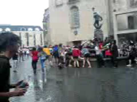 Flashmob Wasserschlacht in Bonn