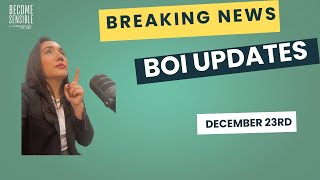 BREAKING NEWS - BOI REPORT REQUIREMENT - NEW DEADLINE AND HOW TO FILE!!!