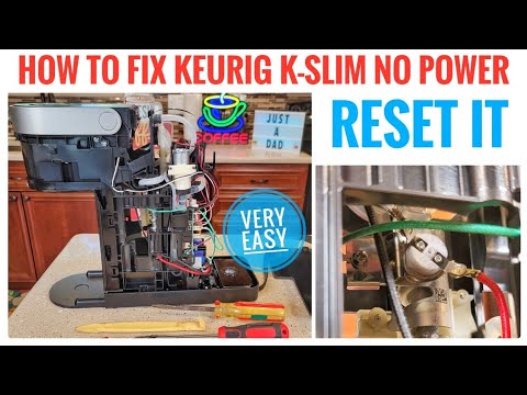 How To Fix Keurig K-Slim Coffee Maker No Power   RESET IT