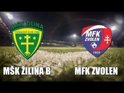 Záznam: MŠK Žilina B - MFK Zvolen 2:1 (2:1)
