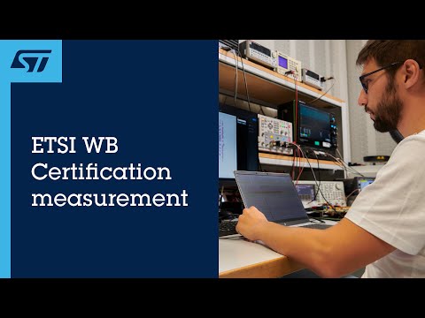 STM32WB Certification measurements - 1 ETSI