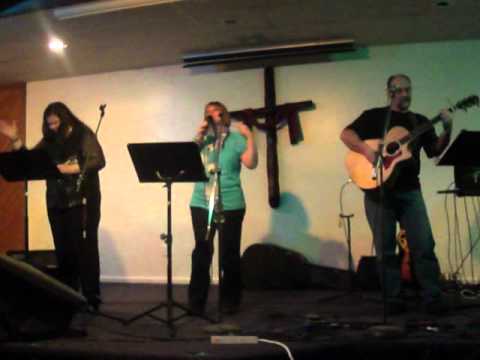 Nancy singing with Andy and Marsha White - Selah 2U
