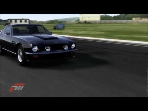 Driving the Aston Martin V8 Vantage '77 on FM4
