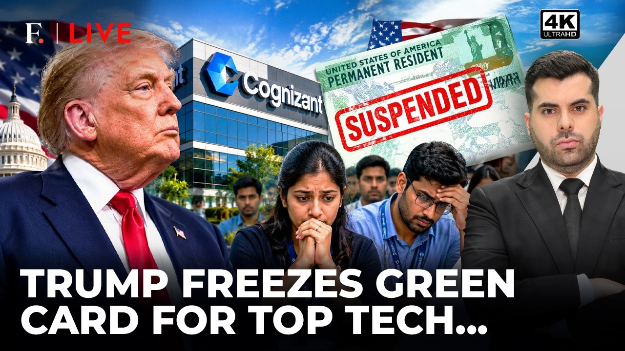 'Handcuffs Await': Cognizant Under Fire As US Freezes Green Card Filings | Firstpost Live | 4K