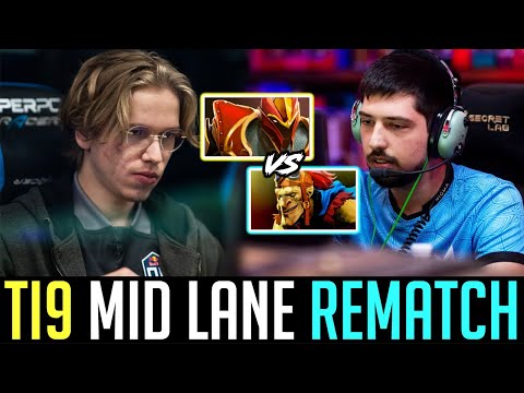 TI9 Finals Mid Lane Rematch in 7.28a Update - TOPSON Dragon Knight vs W33 Batrider DOTA 2
