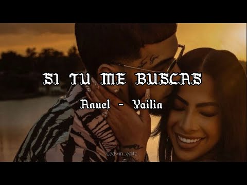 SI TU ME BUSCAS - ANUEL AA - YAILIN | VIDEO EN LETRA |