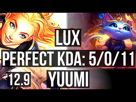 LUX & Ez vs YUUMI & Twitch (SUP) | 5/0/11, 2.1M mastery, 300+ games | EUW Master | 12.9