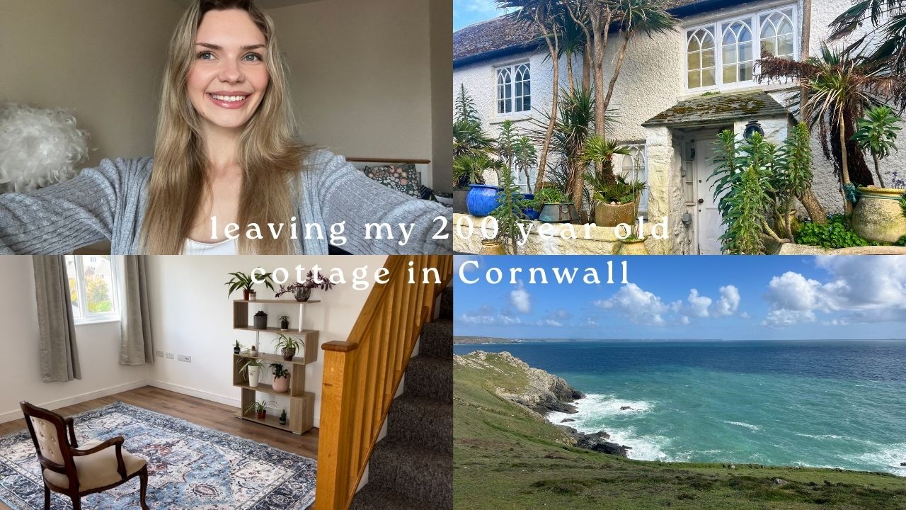Starting over in Cornwall: Leaving the cottage, coastal walks & new house tour,  Moving Vlog Part 2