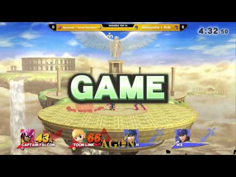 AgonTOYS - Boomuki + Kunai KazeKun Vs. Shiroyasha + Acik - Winners Top 24 - Smash 4 Doubles