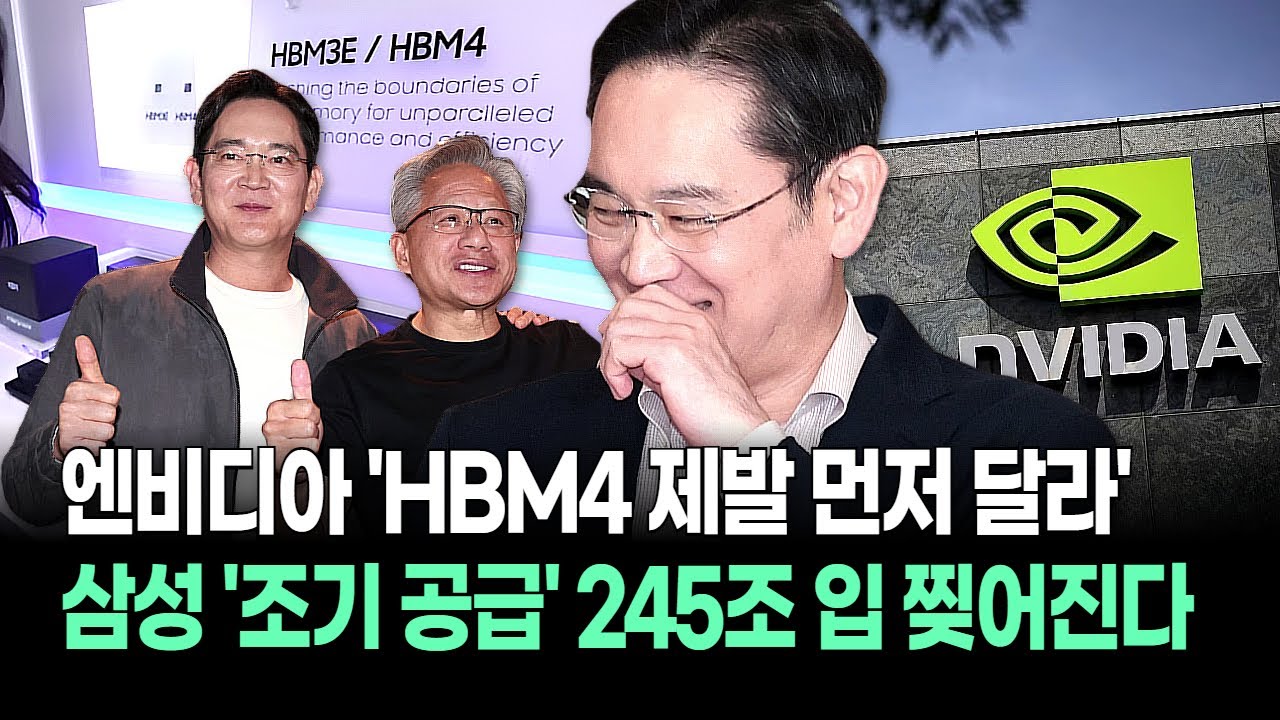 24만전자 우습다고? 삼성전자, 젠슨 황이 직접 '부탁'까지 한 사태! 외인·기관 '싹쓸이' 245조 현실화