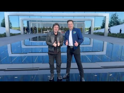 Javier Milei visits a Tesla factory in Austin with Elon Musk | AFP