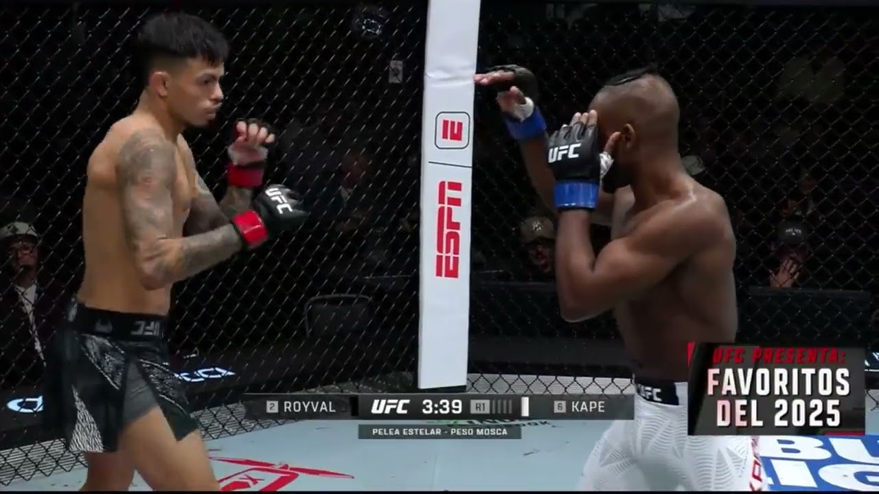 UFC | ¡Manuel KAPE NOQUEA a Brandon ROYVAL en la última pelea estelar de 2025!