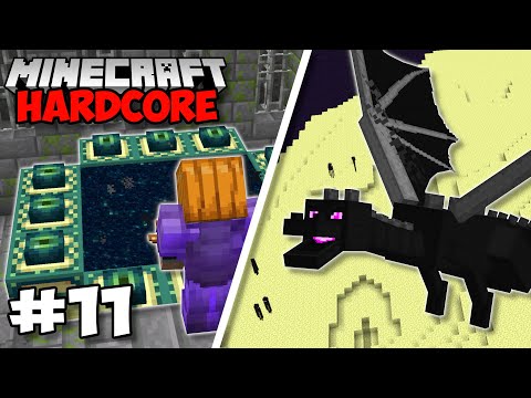 Fighting The ENDER DRAGON! - Minecraft 1.18 Hardcore (#11)